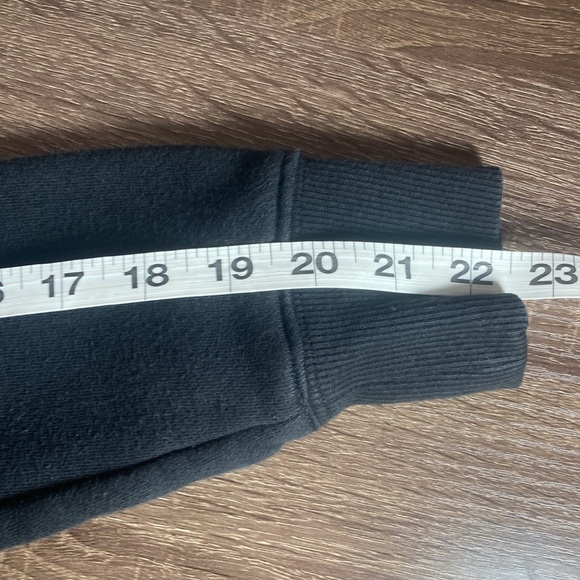 Womens EUC Jansport Black Small University Of Texas Front Zip Sweater - Picture 5 of 8